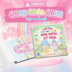 Sách Sticker Công Chúa Chibi Phối Đồ Cho Bé Gái 3-8 Tuổi Combo 4 Cuốn Hoặc Mua Lẻ ABBOOKS