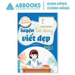 Sách Luyện Viết Đúng Viết Đẹp Cho Học Sinh Tiểu Học Quyển1-2-3 Tập 1 & Tập 2 - Bộ 6 Cuốn