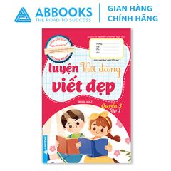 Sách Luyện Viết Đúng Viết Đẹp Cho Học Sinh Tiểu Học Quyển1-2-3 Tập 1 & Tập 2 - Bộ 6 Cuốn