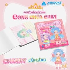 Sách Sticker 4 Chủ Đề - Tủ Đồ Biến Hóa Của Công Chúa Chipi - Daisy Tươi Tắn, Bella Dễ Thương, Coco Sành Điệu, Cherry Lấp Lánh Cho Bé Sáng Tạo Không Giới Hạn