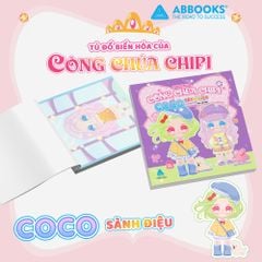 Sách Sticker 4 Chủ Đề - Tủ Đồ Biến Hóa Của Công Chúa Chipi - Daisy Tươi Tắn, Bella Dễ Thương, Coco Sành Điệu, Cherry Lấp Lánh Cho Bé Sáng Tạo Không Giới Hạn