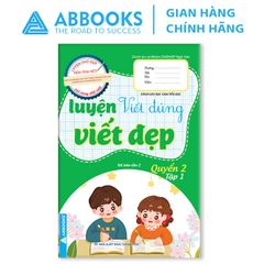 Sách Luyện Viết Đúng Viết Đẹp Cho Học Sinh Tiểu Học Quyển1-2-3 Tập 1 & Tập 2 - Bộ 6 Cuốn