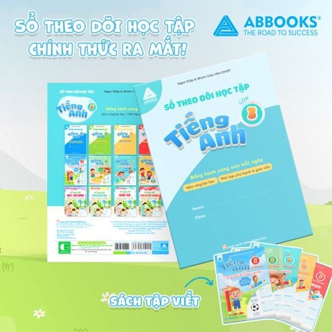 Sổ Theo Dõi Học Tập Tiếng Anh Lớp 3 Cho Bé Phối Hợp Phụ Huynh Giáo Viên ABBOOKS