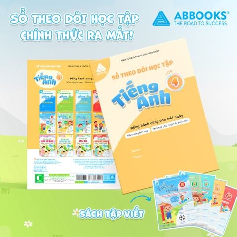 Sổ Theo Dõi Học Tập Tiếng Anh Lớp 4 Cho Bé Phối Hợp Phụ Huynh Giáo Viên ABBOOKS