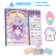 Sách - Sticker Học Viện Kuromi Ngôi Sao Cá Tính Happy Fashion Show - Chất Liệu An Toàn Cho Bé Yêu (Kích Thước 21x18,5 cm) - ABBOOKS