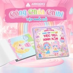 Sách Sticker Công Chúa Chibi Phối Đồ Cho Bé Gái 3-8 Tuổi Combo 4 Cuốn Hoặc Mua Lẻ ABBOOKS