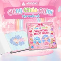 Sách Sticker Công Chúa Chibi Phối Đồ Cho Bé Gái 3-8 Tuổi Combo 4 Cuốn Hoặc Mua Lẻ ABBOOKS