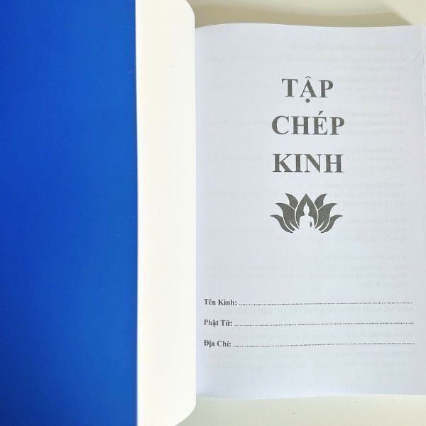 Sách - Tập Chép Kinh Phật Giáo Giúp Tĩnh Tâm Và Rèn Luyện Chánh Niệm (1 Cuốn ) ABBOOKS