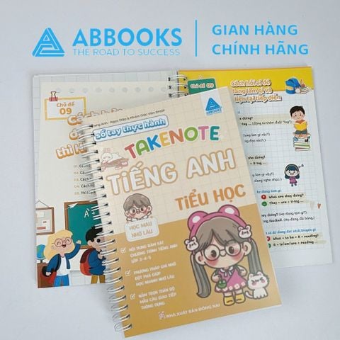 Sổ Tay Thực Hành – Takenote Tiếng Anh Tiểu Học Học Mau Nhớ Lâu- ABBOOKS