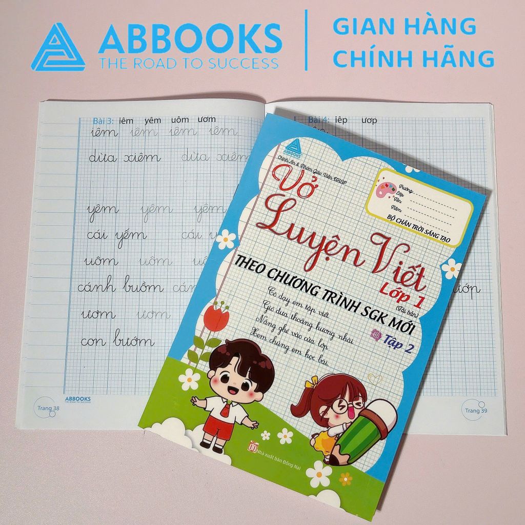 Bộ Chân Trời Sáng Tạo - Vở Luyện Viết Lớp 1 Theo Chương Trình SGK Mới Tập 1-2 ( Tái Bản )