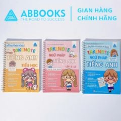 Bộ 3 Quyển Takenote - Tiếng Anh Tiểu Học, Ngữ Pháp Tiếng Anh, Ngữ Pháp Tiếng Anh Lớp 3-12 Trọng Tâm Dễ Học Nhớ Lâu - ABBOOKS