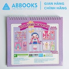 Sách - Sticker Bóc Dán Idol Star Academy - Học Viện Thời Trang Happy Fashion Show