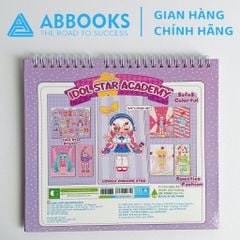 Sách - Sticker Bóc Dán Idol Star Academy - Học Viện Thời Trang Happy Fashion Show