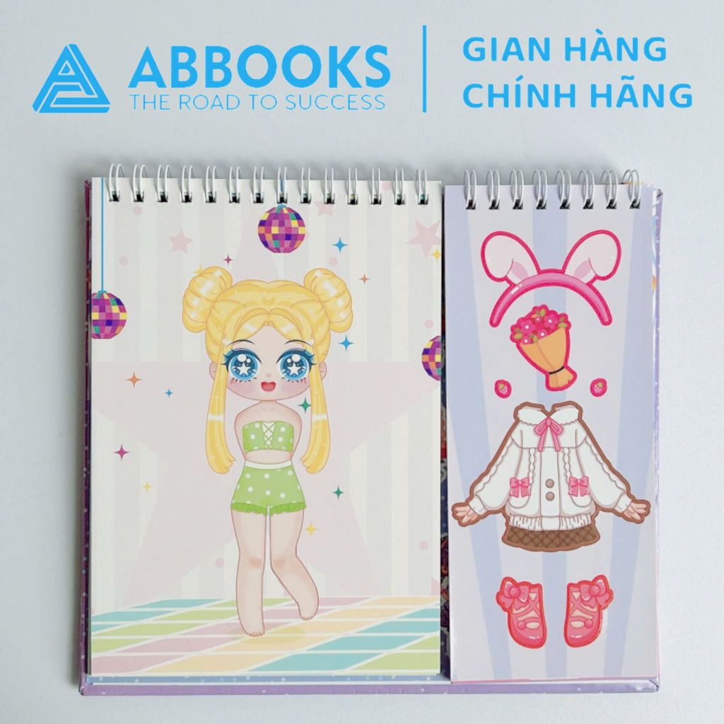 Sách - Sticker Bóc Dán Idol Star Academy - Học Viện Thời Trang Happy Fashion Show