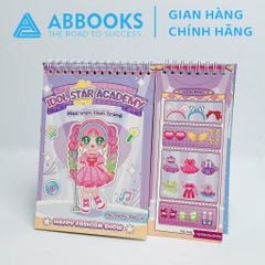 Sách - Sticker Bóc Dán Idol Star Academy - Học Viện Thời Trang Happy Fashion Show