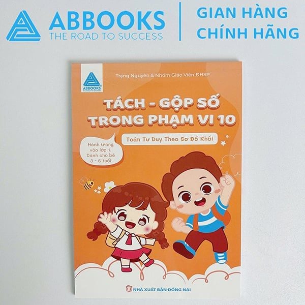 Sách - Toán Tư Duy Cho Bé 3-6 Tuổi: Phép Cộng Trong Phạm Vi 20, Phép Trừ Trong Phạm Vi 20, Tách – Gộp Số Trong Phạm Vi 10, Tách – Gộp Số Trong Phạm Vi 20