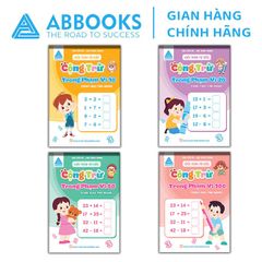 Sách - Giỏi Toán Từ Gốc - Cộng Trừ Trong Phạm Vi 10, Cộng Trừ Trong Phạm Vi 20, Cộng Trừ Trong Phạm Vi 50, Cộng Trừ Trong Phạm Vi 100 - Thành Thạo Tính Nhanh