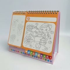 Lịch Để Bàn 2026 Tô Màu - The Garden Of Time - Tặng Kèm Sticker Trang Trí