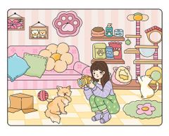 Sách Tô Màu Chữa Lành - Phong Cách Cozy Healing - Nắng Xuân Qua Góc Phố - ABBOOKS