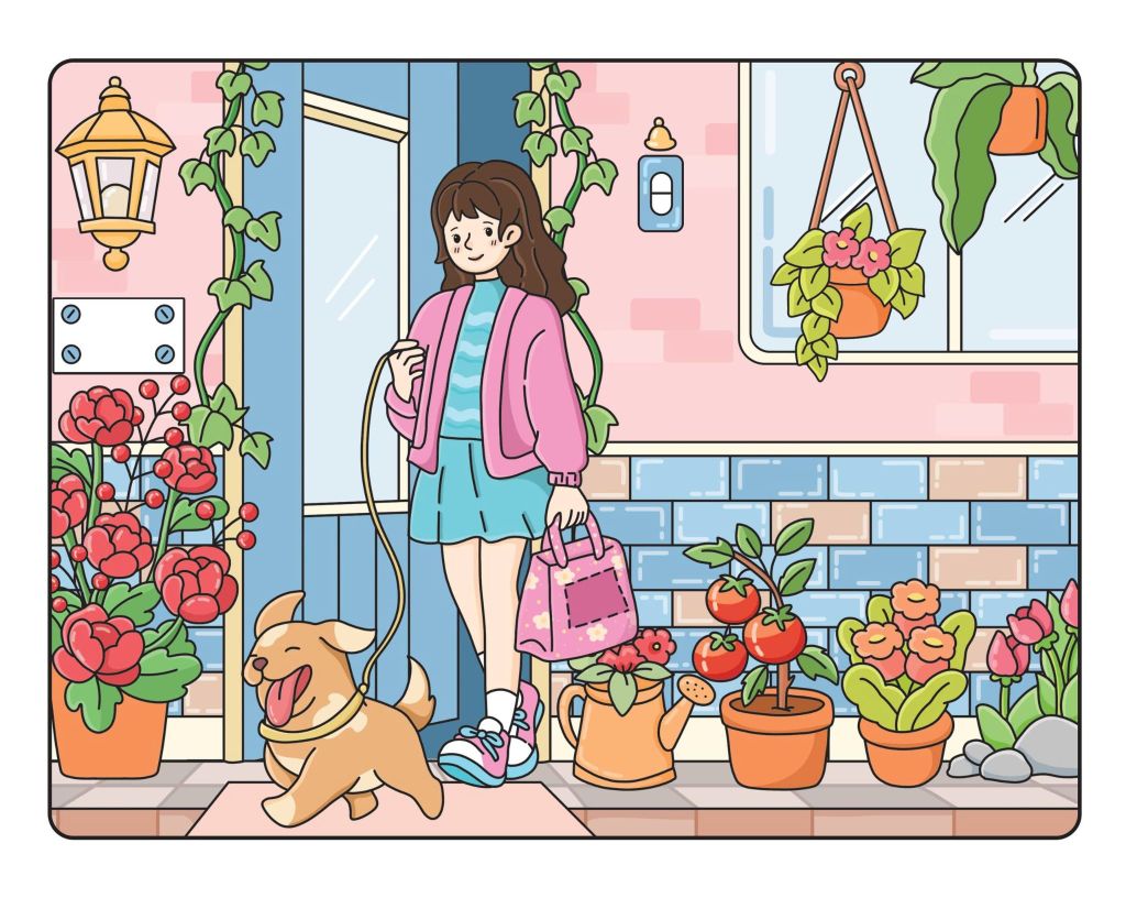 Sách Tô Màu Chữa Lành - Phong Cách Cozy Healing - Nắng Xuân Qua Góc Phố - ABBOOKS