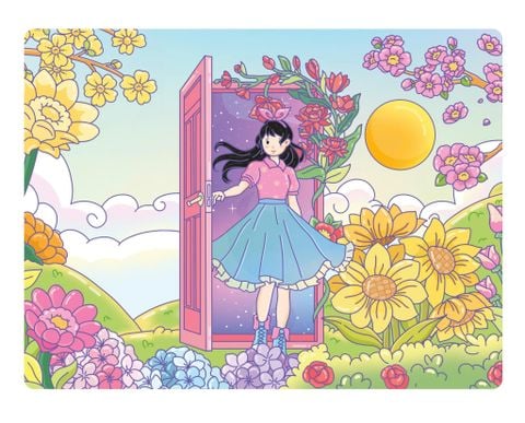 Sách Tô Màu Chữa Lành - Phong Cách Cozy Healing - Nắng Xuân Qua Góc Phố - ABBOOKS