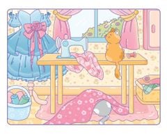 Sách - Tô Màu Chữa Lành Mèo Cam Trên Gác Mái Cozy Cat Coloring Phong Cách Nhẹ Nhàng - ABBOOKS