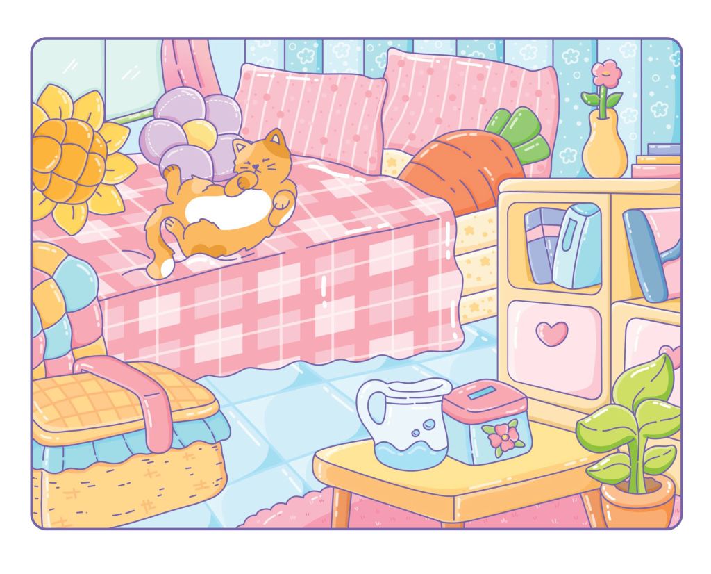 Sách - Tô Màu Chữa Lành Mèo Cam Trên Gác Mái Cozy Cat Coloring Phong Cách Nhẹ Nhàng - ABBOOKS