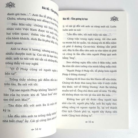 Sách - Sáng Mãi Tấm Gương Bác Hồ - Bác Hồ Tấm Gương Tự Học  (Hoài Dung, Tuệ Minh) - ABBOOKS