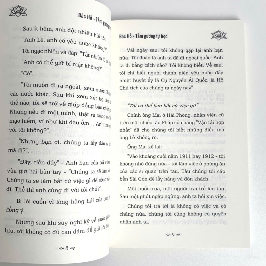 Sách - Sáng Mãi Tấm Gương Bác Hồ - Bác Hồ Tấm Gương Tự Học (Hoài Dung, Tuệ Minh) - ABBOOKS
