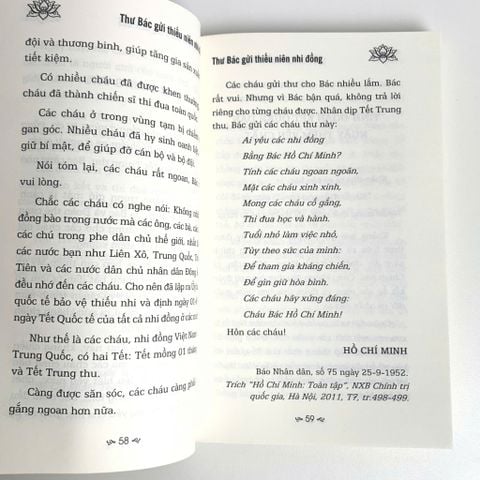 Sách - Sáng Mãi Tấm Gương Bác Hồ -Thư Bác Gửi Thiếu Niên Nhi Đồng (Hoài Dung, Tuệ Minh) - ABBOOKS