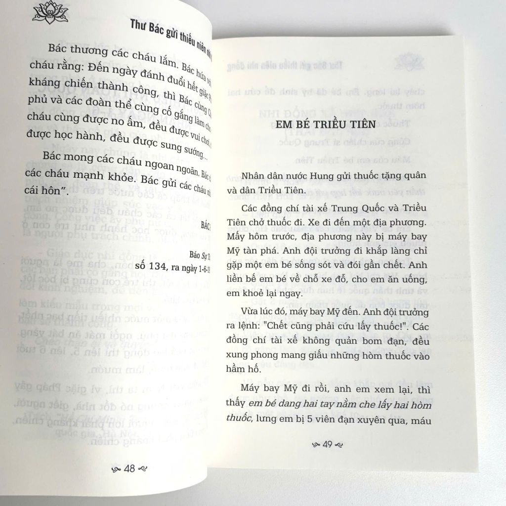 Sách - Sáng Mãi Tấm Gương Bác Hồ -Thư Bác Gửi Thiếu Niên Nhi Đồng (Hoài Dung, Tuệ Minh) - ABBOOKS