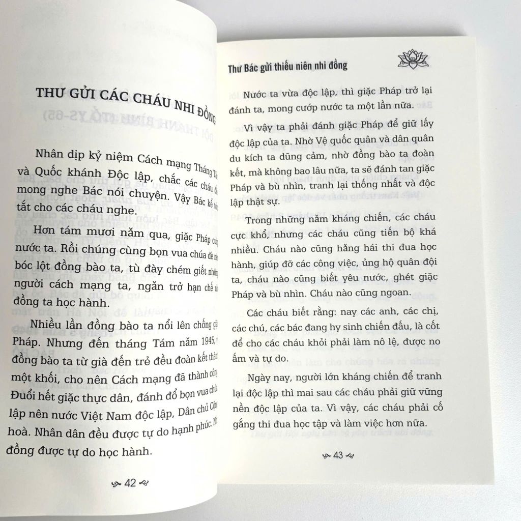 Sách - Sáng Mãi Tấm Gương Bác Hồ -Thư Bác Gửi Thiếu Niên Nhi Đồng (Hoài Dung, Tuệ Minh) - ABBOOKS