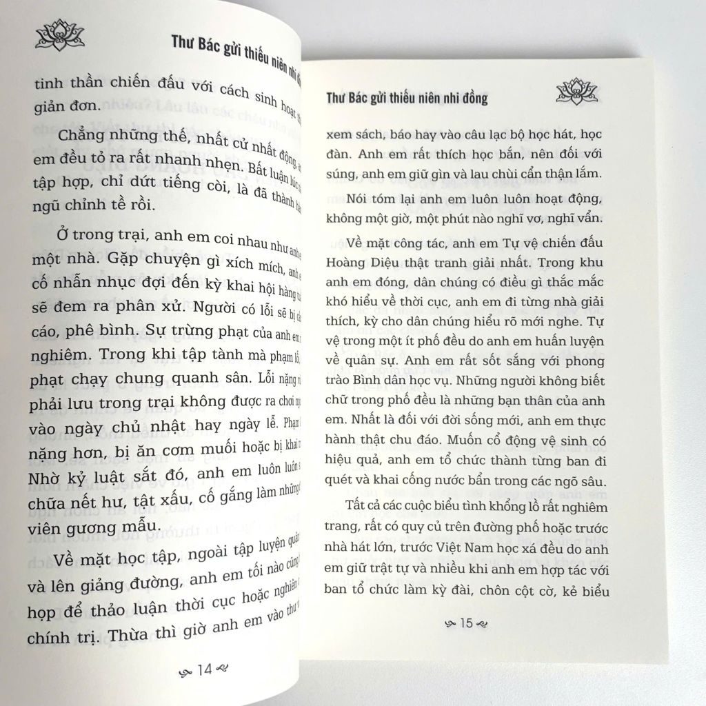 Sách - Sáng Mãi Tấm Gương Bác Hồ -Thư Bác Gửi Thiếu Niên Nhi Đồng (Hoài Dung, Tuệ Minh) - ABBOOKS