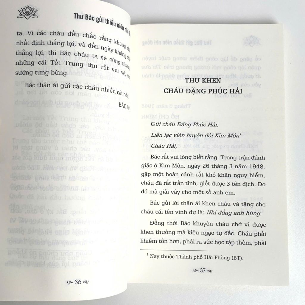 Sách - Sáng Mãi Tấm Gương Bác Hồ -Thư Bác Gửi Thiếu Niên Nhi Đồng (Hoài Dung, Tuệ Minh) - ABBOOKS