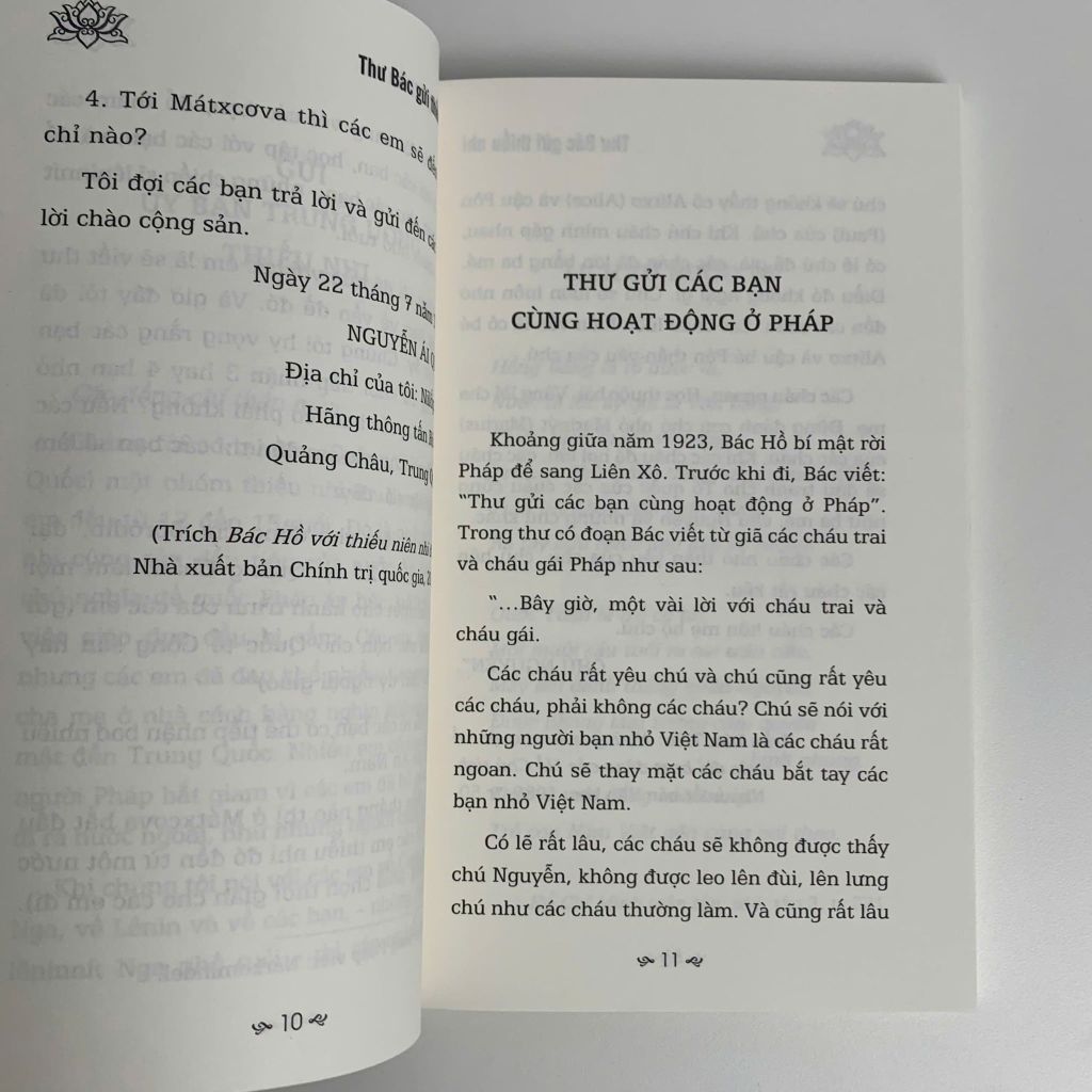 Sách - Sáng Mãi Tấm Gương Bác Hồ - Thư Bác Gửi Thiếu Nhi ( Hoài Dung, Tuệ Nhi ) - ABBOOKS