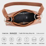  Túi Trita (Thời trang nữ quai ngắn phong cách - Túi đeo vai da RHN223B) màu bò 