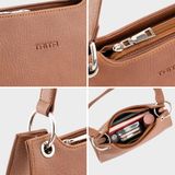  Túi Trita (Thời trang nữ quai ngắn phong cách - Túi đeo vai da RHN223N) màu nâu 