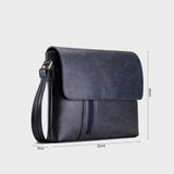  Túi Trita (Thời trang nam phối ngăn - Túi đeo chéo da RTN5X) màu Xanh đen 