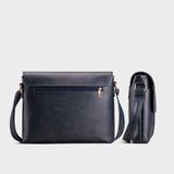  Túi Trita (Thời trang nam phối ngăn - Túi đeo chéo da RTN5X) màu Xanh đen 