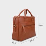  Cặp công sở Trita (Thời trang nam cao cấp - Cặp da TCA2BD) màu bò đậm 