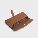  Ví Trita (Thời trang nữ dáng dài cầm tay cao cấp - Ví da RV47B) màu bò 