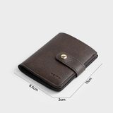  Ví Trita (Thời trang nữ kiểu dáng gập 3 đơn giản - Ví da RV52N) màu nâu 