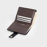  Ví Trita (Thời trang nữ kiểu dáng gập 3 đơn giản - Ví da RV52N) màu nâu 