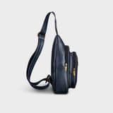  Balo Trita (Thời trang nam đi chơi - Balo đeo chéo da RBAC01X) màu Xanh đen 