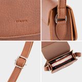  Túi Trita (Thời trang nữ dáng đứng phong cách cổ điển - Túi đeo chéo da RHN225B) màu bò 