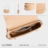  Túi đeo vai nữ YUUMY YN340 (Màu Hồng dâu) 
