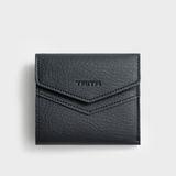  Ví Trita (Thời trang nữ nắp gập viền thoi - Ví da RV88D) màu đen 