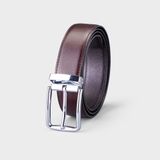  Thắt lưng nam Trita (Thời trang da bò thật ba lớp RTL042N) màu nâu 