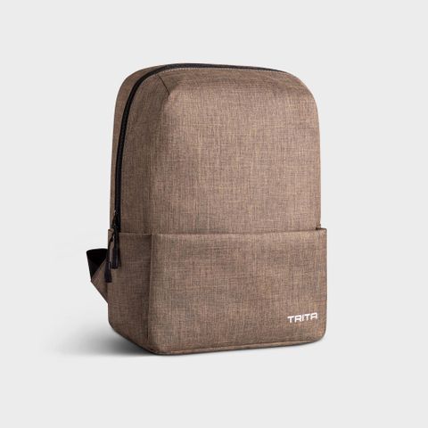 Balo vải phối ngăn tiện lợi Trita RBA1N màu nâu