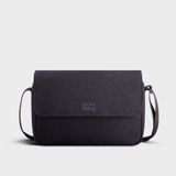  Túi Trita (Thời trang nam dáng ngang cao cấp - Túi đeo chéo da RTN9D) màu đen 